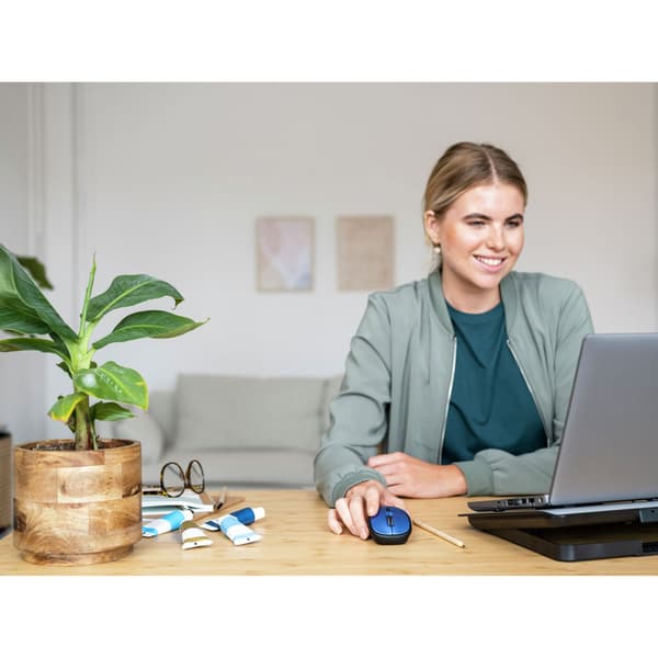 Trust Yvi+ Trådlös mus Eco-design Blå