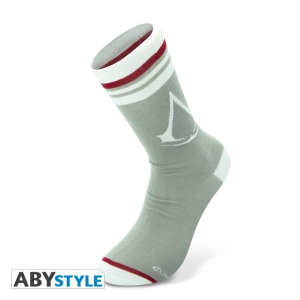Abysse ASSASSIN'S CREED - Strumpor- Grå - Vit - Crest