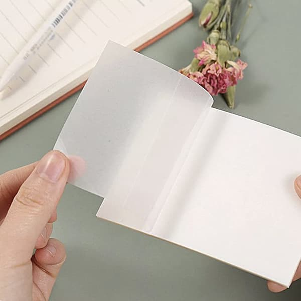 Transparente notesblokke