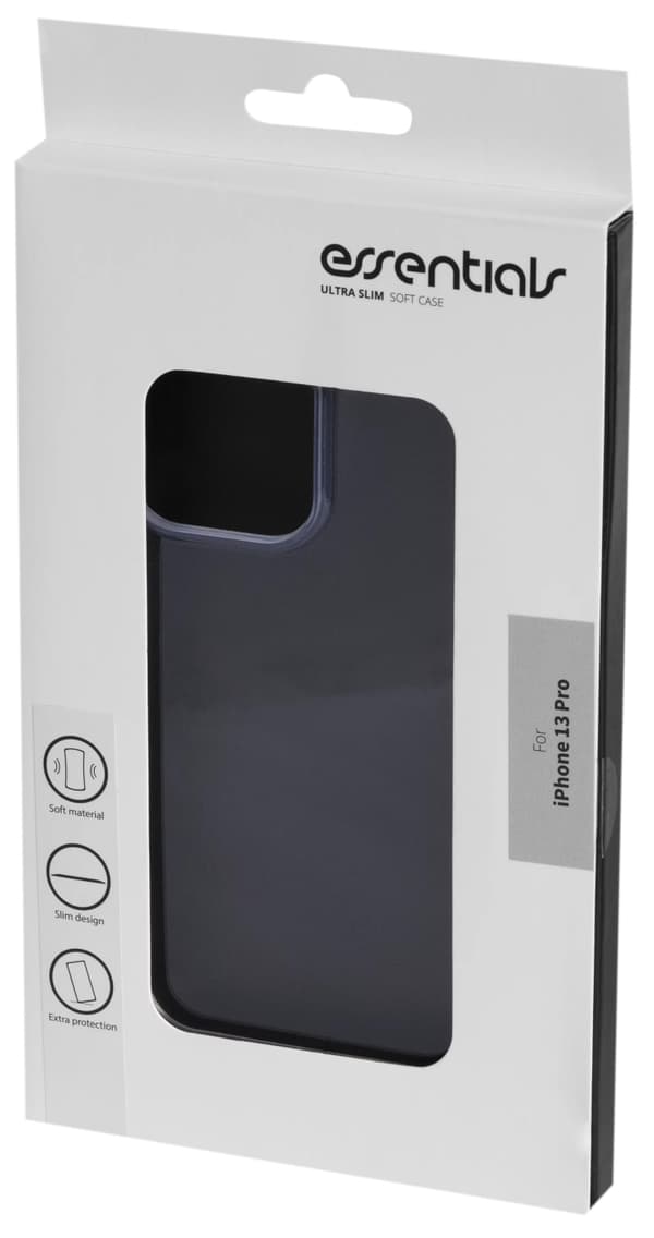 Essentials iPhone 13 Pro TPU back cover, Transparent