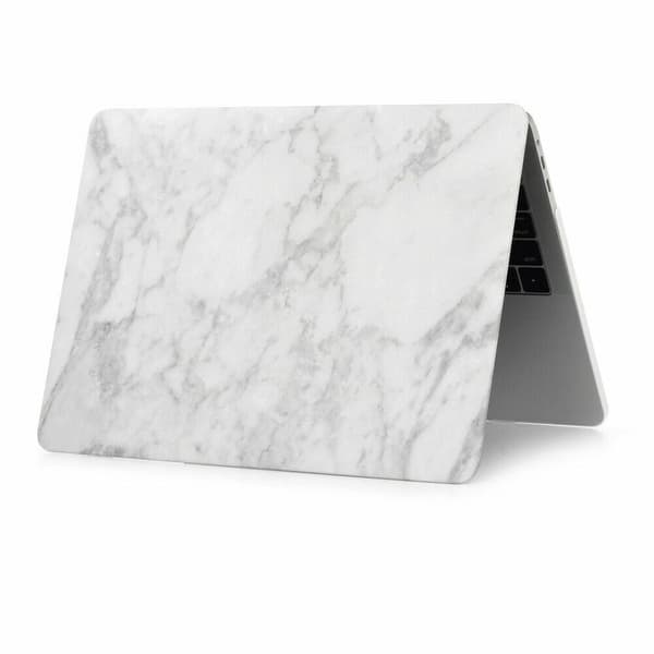 Hardplastdeksel til MacBook Pro 16" (A2485) 2021 Marble (Hvit)