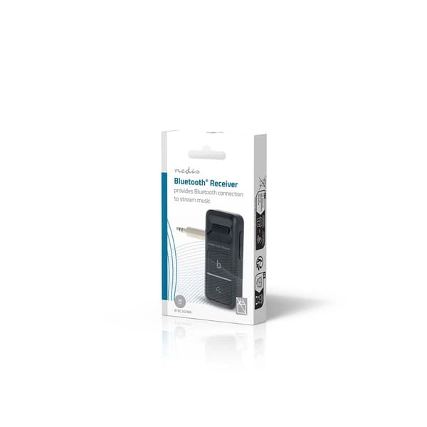 Nedis Bluetooth® Receiver | Audio / video / data connections output: USB-C™ Female / 1x 3.5 mm | AAC / SBC | Automatic power off function | Black