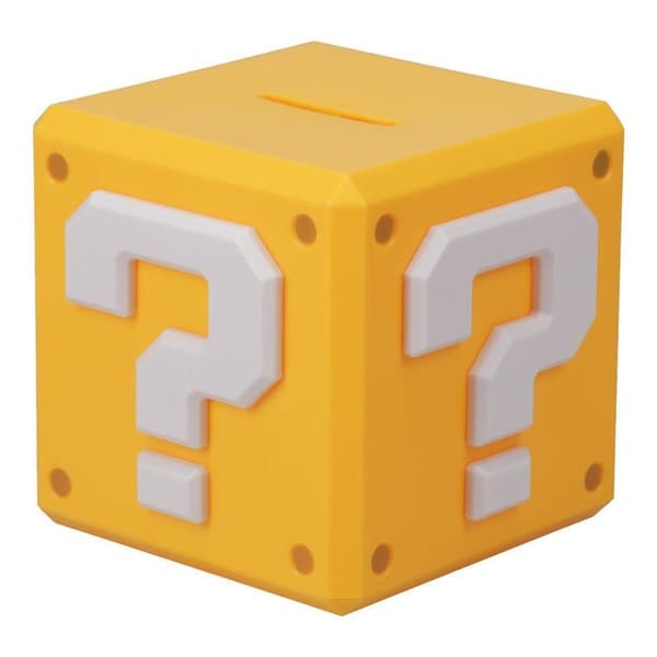 Paladone Super Mario – Spørsmålskube-sparegris