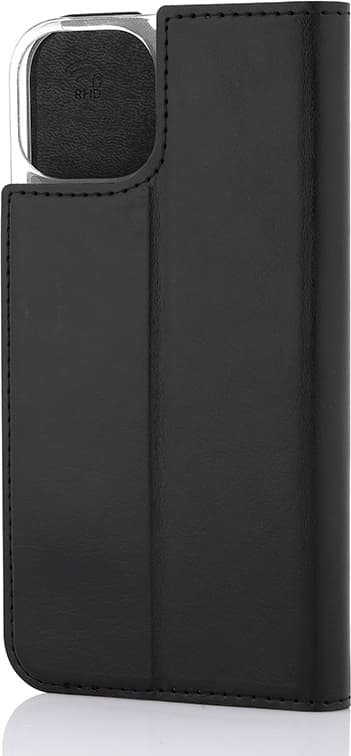 Wave BookCase skyddsfodral, iPhone 14, svart