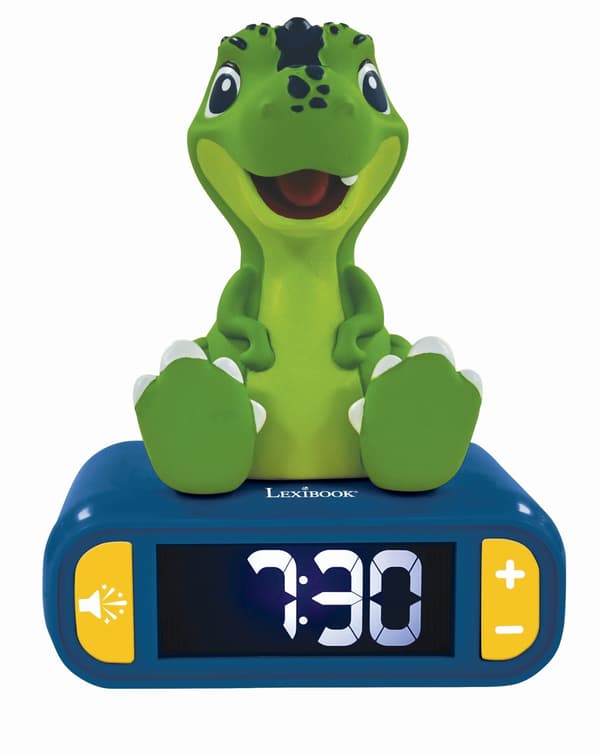 Lexibook Dino - Digital 3D-väckarklocka (RL800DINO)