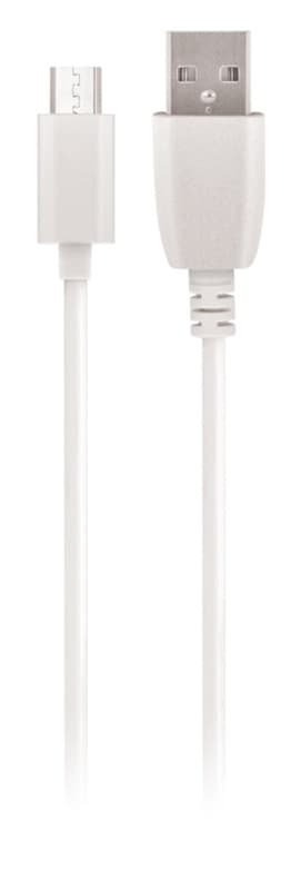Maxlife microUSB-ladekabel for hurtiglading, 3A, 1 m, hvit