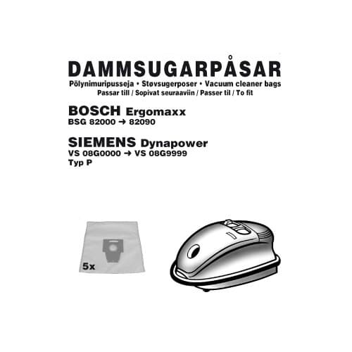 Champion Pölypussit Bosch/Siemens 5kpl