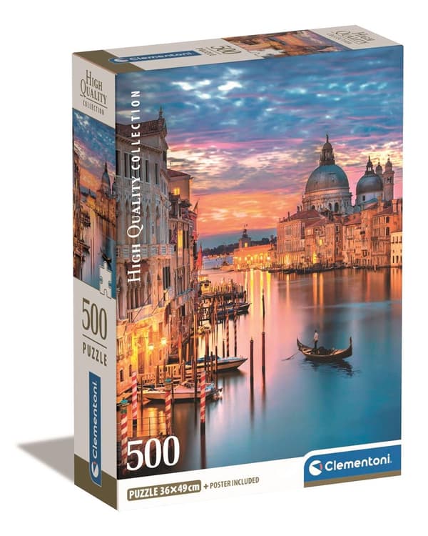 Clementoni 500 st CB High Quality Collectionsbelysning Venedig