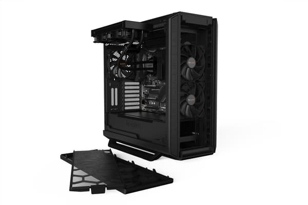 be quiet! SILENT BASE 802 Svart