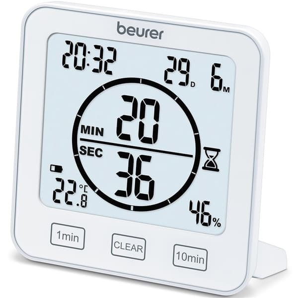 Beurer Termometer/Hygrometer HM22 Klokke