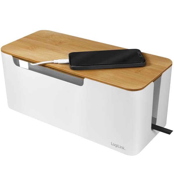 Cable box - Kabelgömma m bambu