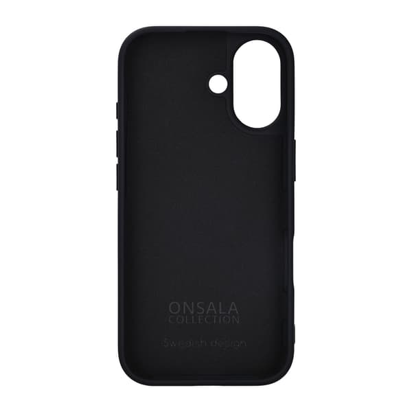 Onsala Mobilskal med silikonfølelse svart - iPhone 17