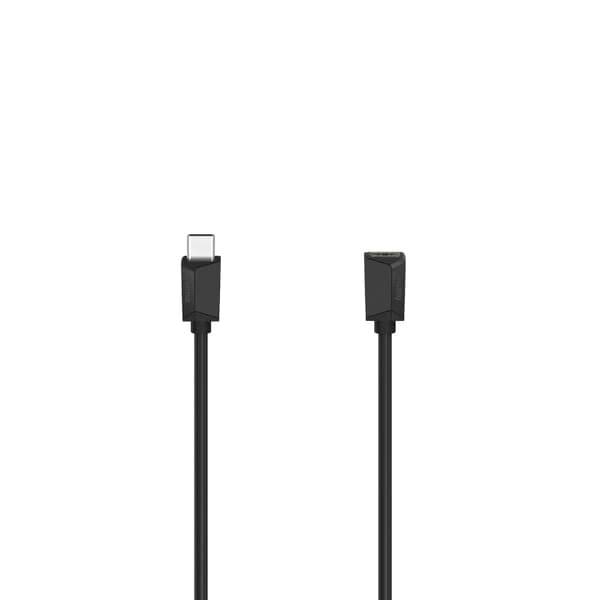 Hama USB-C forlenger Svart 0,5m