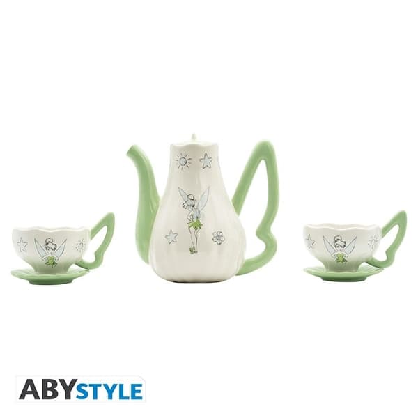 Disney Tekanna - med Tinkerbell koppar set
