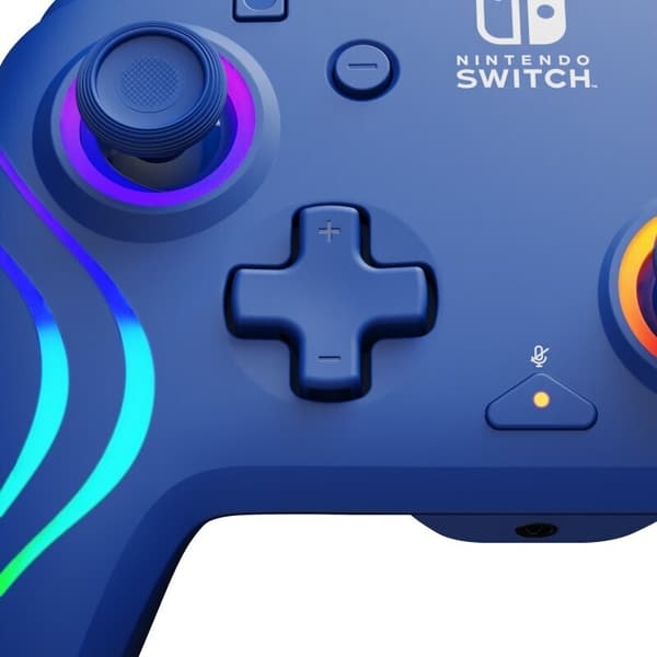 PDP Gaming Afterglow Wave Wired Controller - kablet spillkontroller, blå, Switch