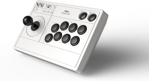 8Bitdo Arcade Stick, hvit, Xbox / PC
