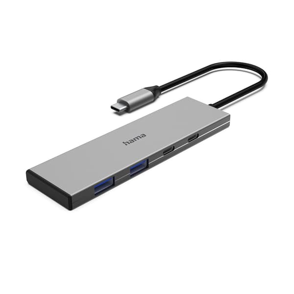 Hama USB-C Hub USB 3.2 Gen2 2xUSB-C + 2xUSB-A 10 Gbit/S PD Aluminium