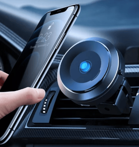 Mobilholder med elektrisk sugekopmontering