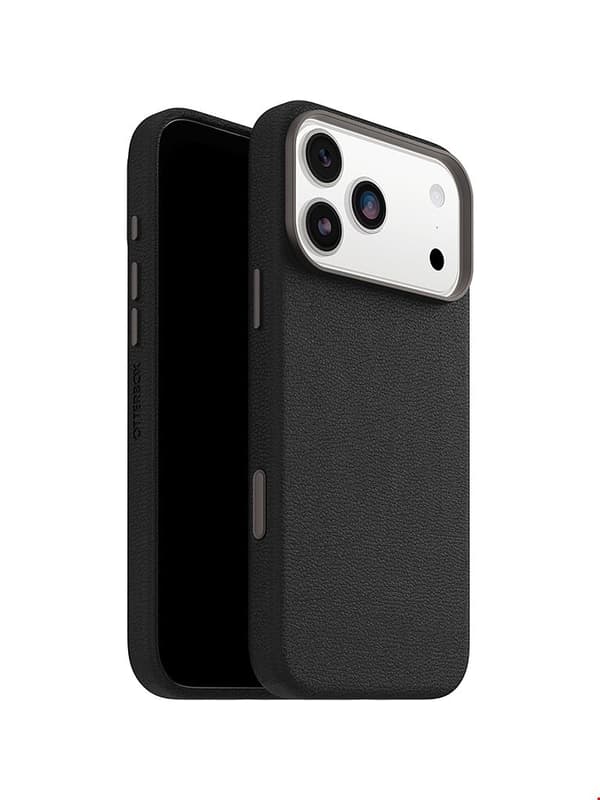 Otterbox Symmetry Cactus Leather Camera Control Iphone 17 Pro Max - Black