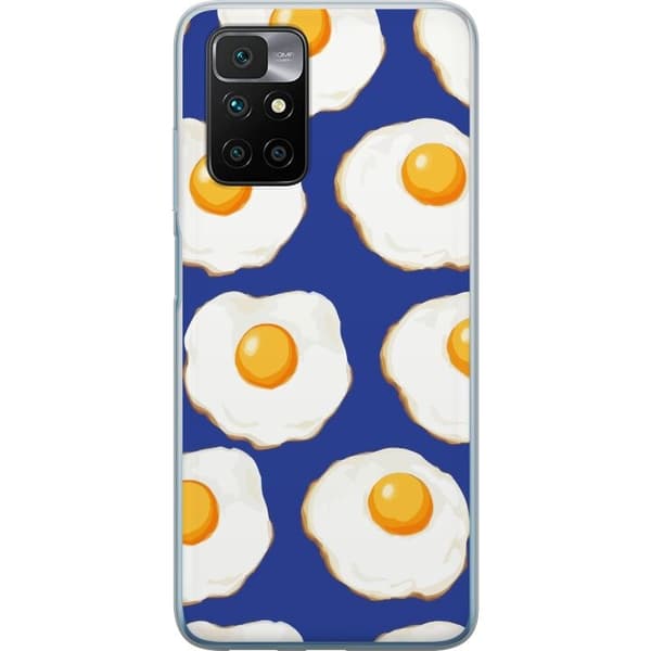 Mobildeksel til Xiaomi Redmi 10 med Stekte egg motiv