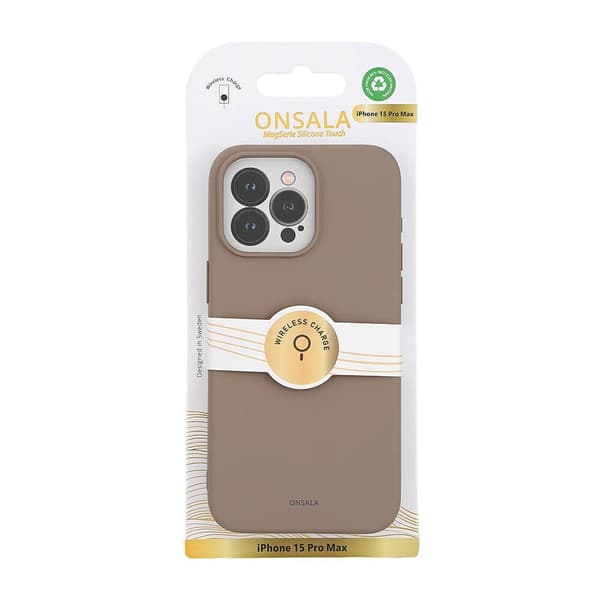Onsala Mobildeksel Silikon MagSeries Summersand- iPhone 15 Pro Max