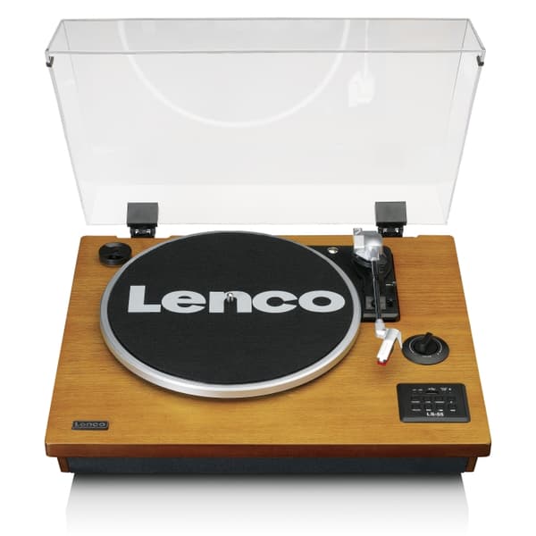 Lenco Platespiller med Bluetooth®, USB MP3-koder, høyttalere Wood