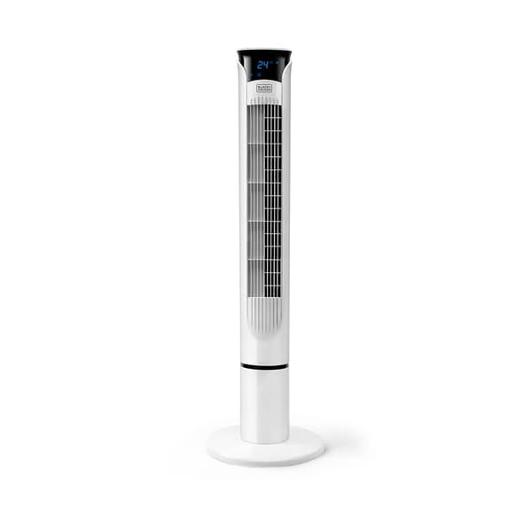 BLACK+DECKER Pelarfläkt Vit 102cm