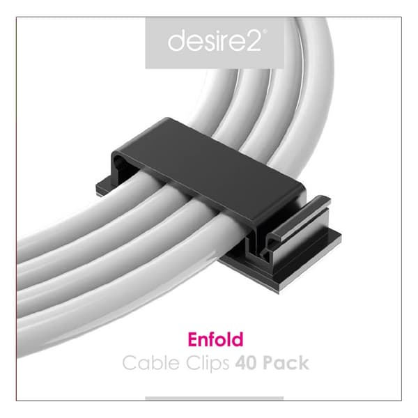 Desire2 Kabelholder Enfold x40 Sort