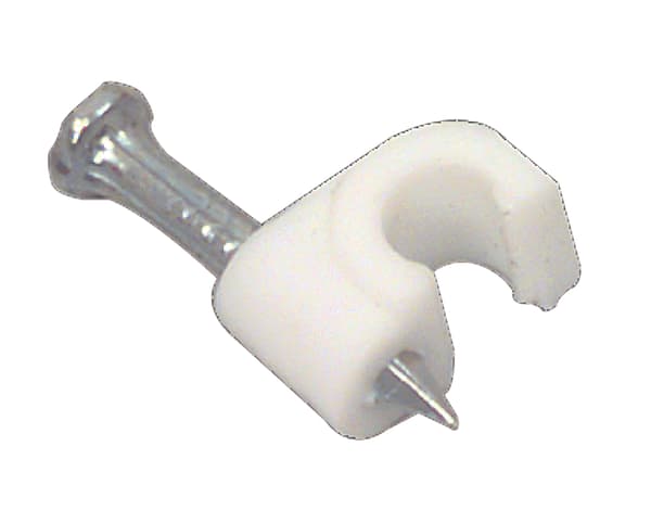 Nedis Kabel Klipp Klemme 5 mm Hvit