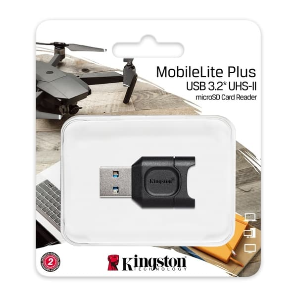 Kingston MobileLite Plus - minnekortleser, USB 3.1 microSDHC/SDXC