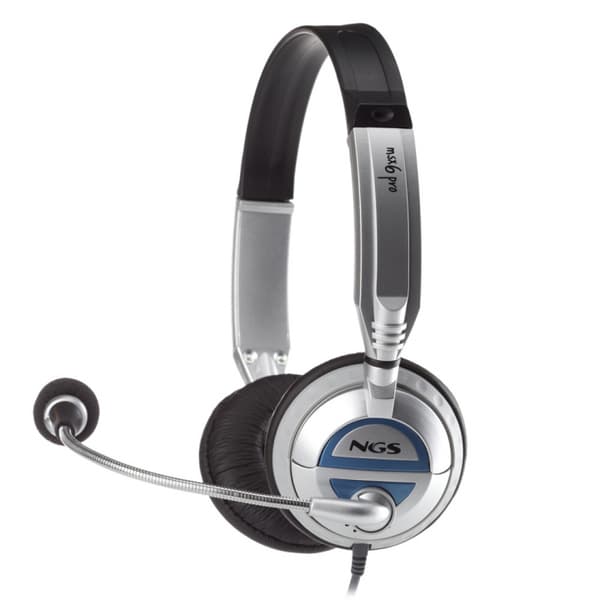 NGS Headset MSX6PRO 2 x 3.5 mm, Volymkontroll, Vit