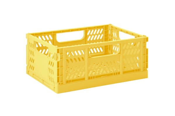 3 Sprouts Moderne foldekasse medium gul