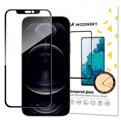 Wozinsky Skærmbeskytter 9H sort Apple iPhone 13 Pro Max/14 Plus