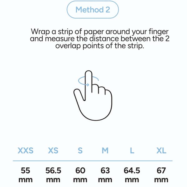 KSIX Smart Ring Saturn Svart - L