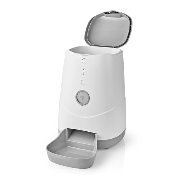Nedis SmartLife Dispenser til kæledyrsfoder | Automatisk hunde- og kattefoder | Wi-Fi | 3.7 l | Android™ / IOS