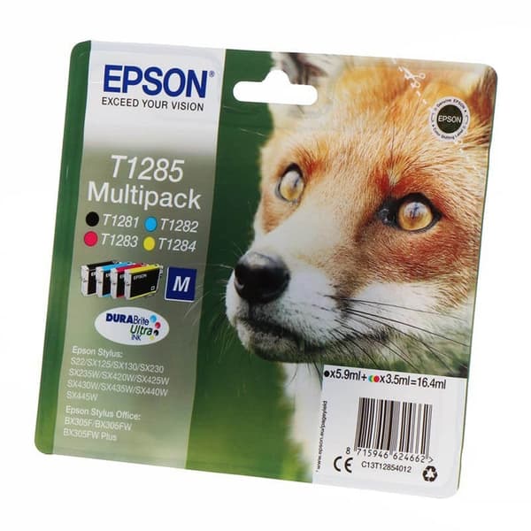 EPSON Bläck C13T12854012 T1285 Multipack, Räv