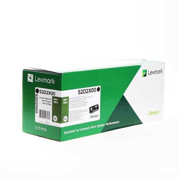 Lexmark Toner 52D2X00 Musta Extra High Yield Return