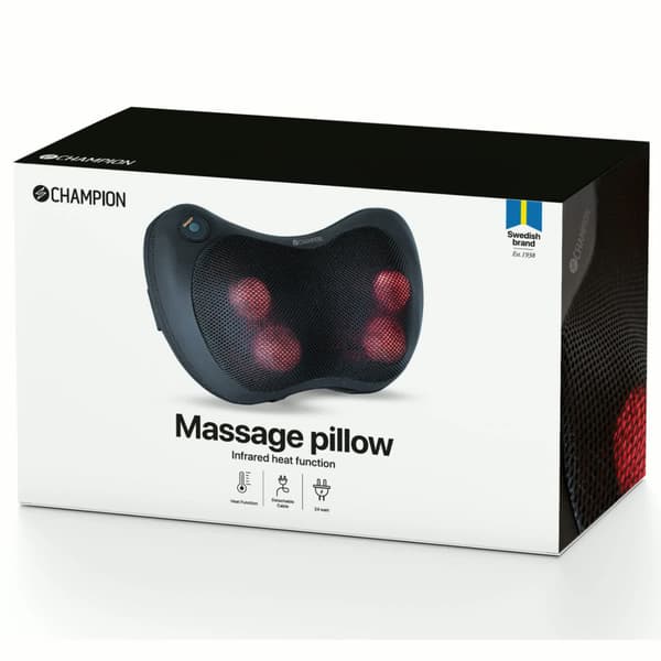 Champion Massagekudde m. värme