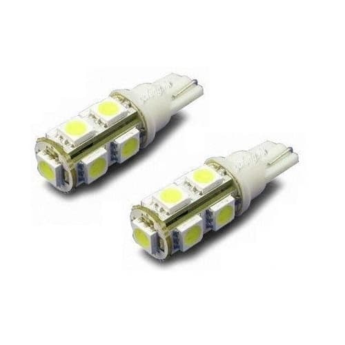 LED-positionslys, fatning W5W, 9-LED (2-pak)