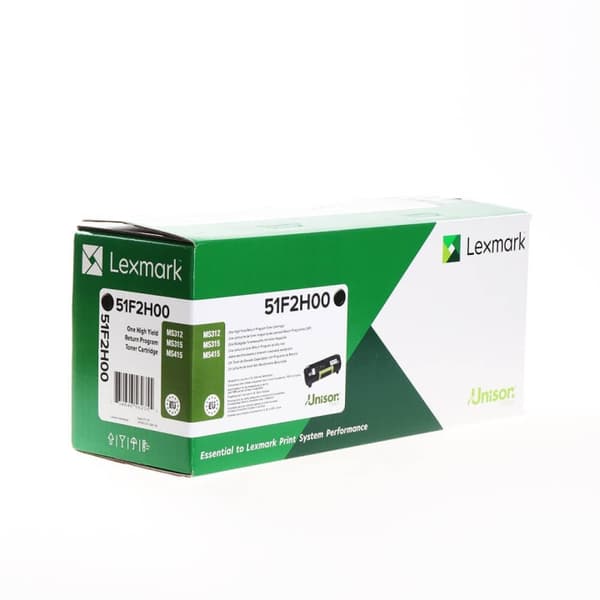 Lexmark Toner 51F2H00 Musta High Yield Return