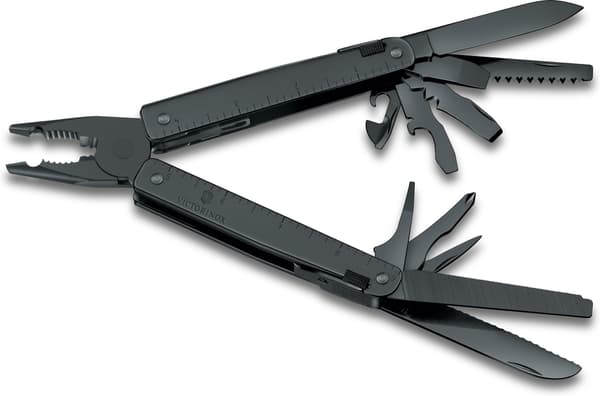 Victorinox SwissTool Burnished multifunction tool, black