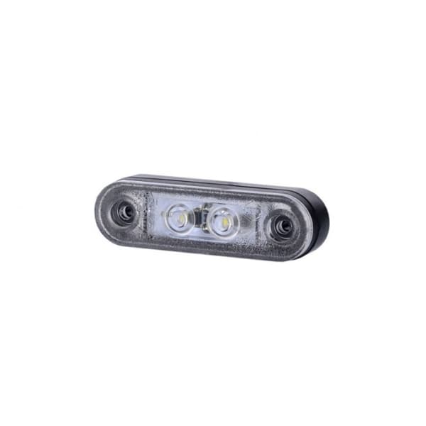 Sidemarkerings-/positionslys - Hvid LED 12/24V