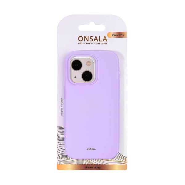 Onsala Mobilskal Silikon Purple - iPhone 13 Pro
