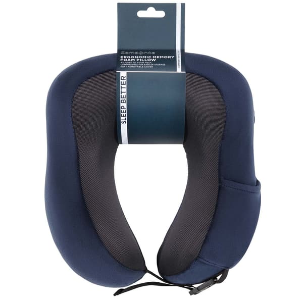 Samsonite Nackkudde Ergonomisk Minnesskum Midnight Blue