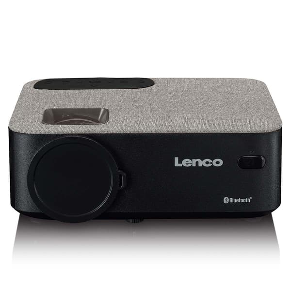 Lenco HD 720P LCD-projektori Bluetoothilla Harmaa