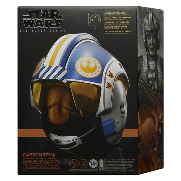 Star Wars Musta sarja Elektroninen kypärä Carson Teeva