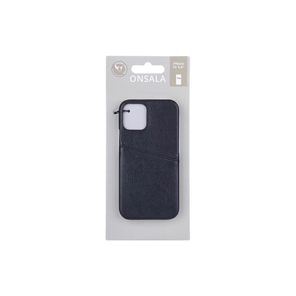 Onsala Mobilcover med Kortrum iPhone 12 Mini Sort