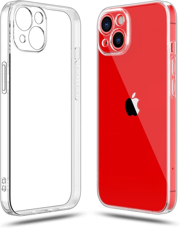 Slankt etui i TPU til iPhone 13 Pro, gennemsigtig