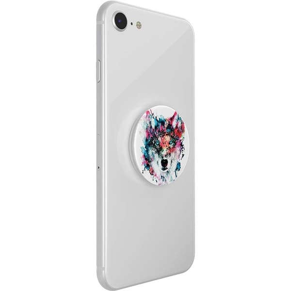 PopSockets Wolf Irrotettava Grip Telinetoiminnolla