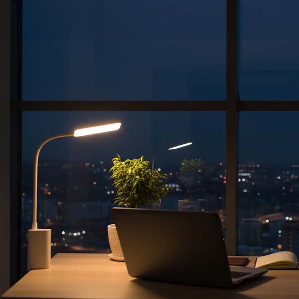 Nedis LED bordlampe | Dimbar | 1 Lysmodus | 90 lm | Oppladningsbar | Touch Function | Hvit